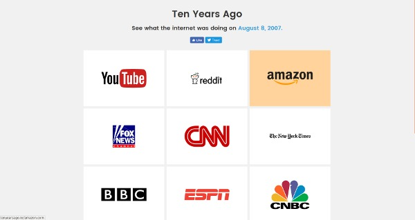 Redécouvrez à quoi ressemblait le net il y a 10 ans