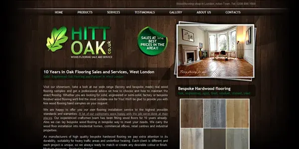 10 years in oak flooring sales and services