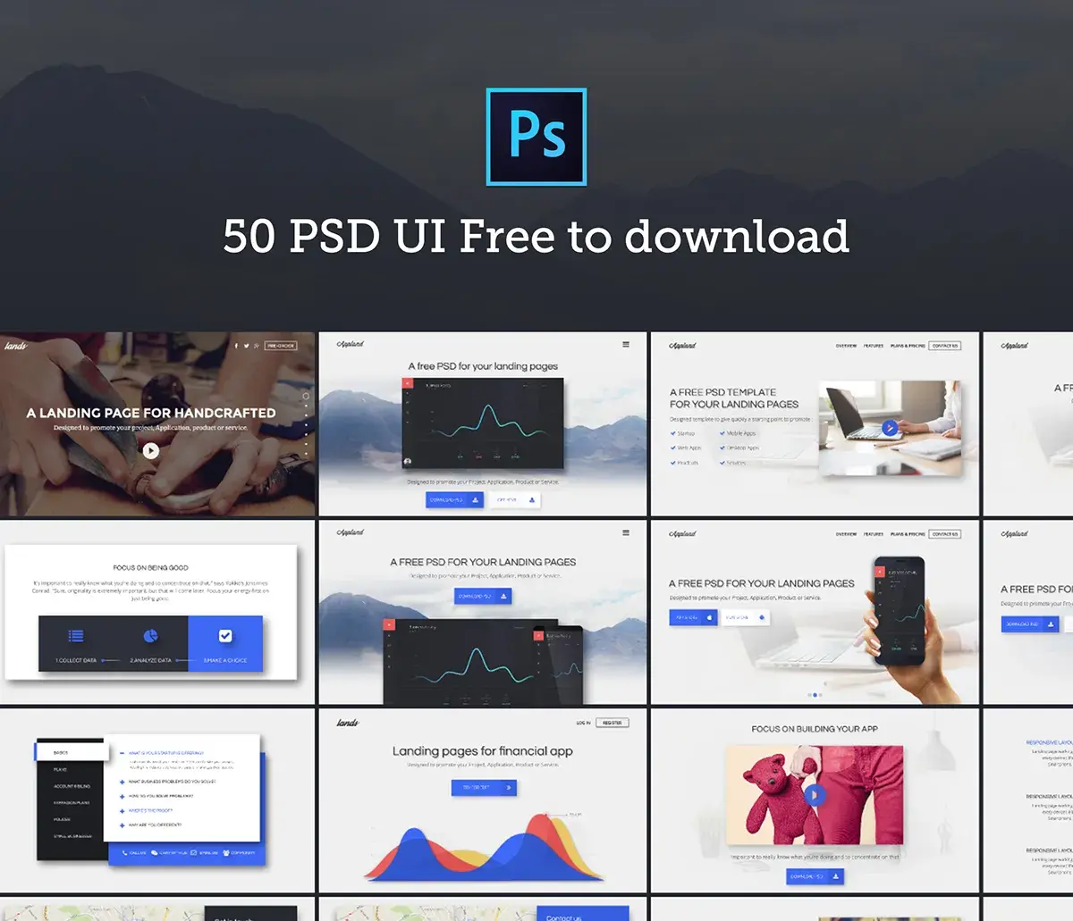 50 psd ui free to download