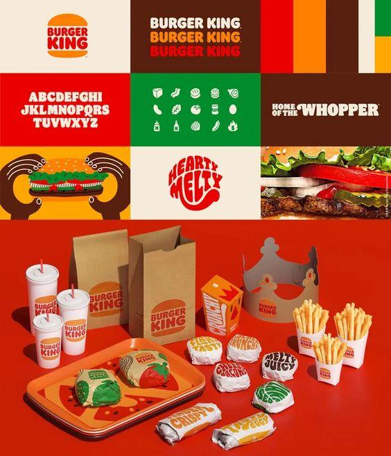 Tendance graphique 2024 Burger-King-Flat-Design