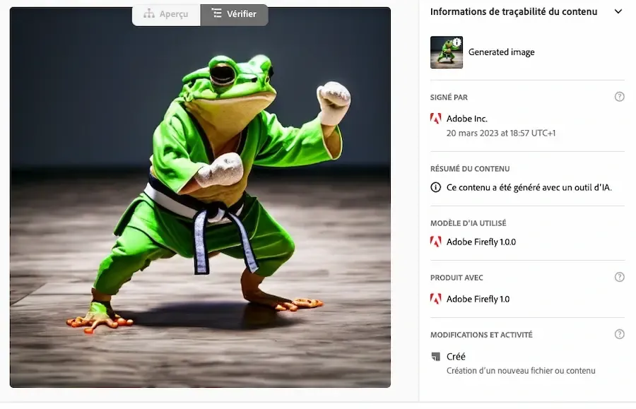 Plus d’un milliards d’images créées avec Adobe Firefly et une future étiquette numérique