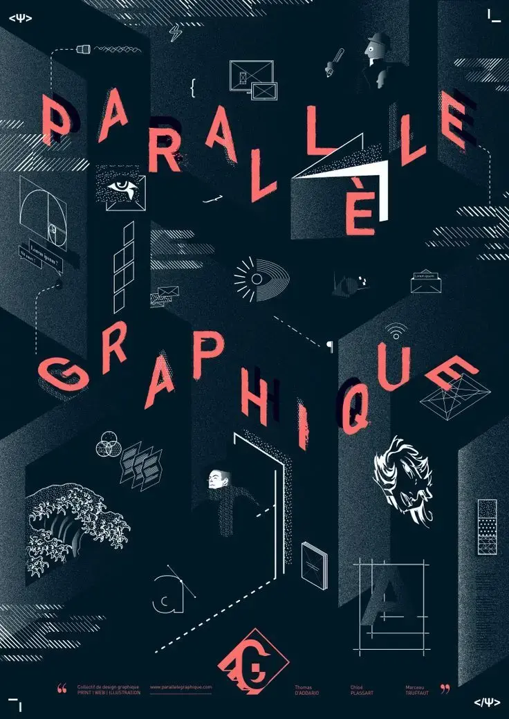 Affiche Parallele Graphique