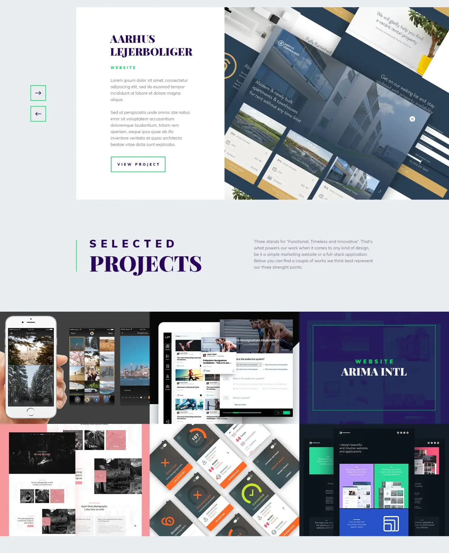 Agency landing page partie 2