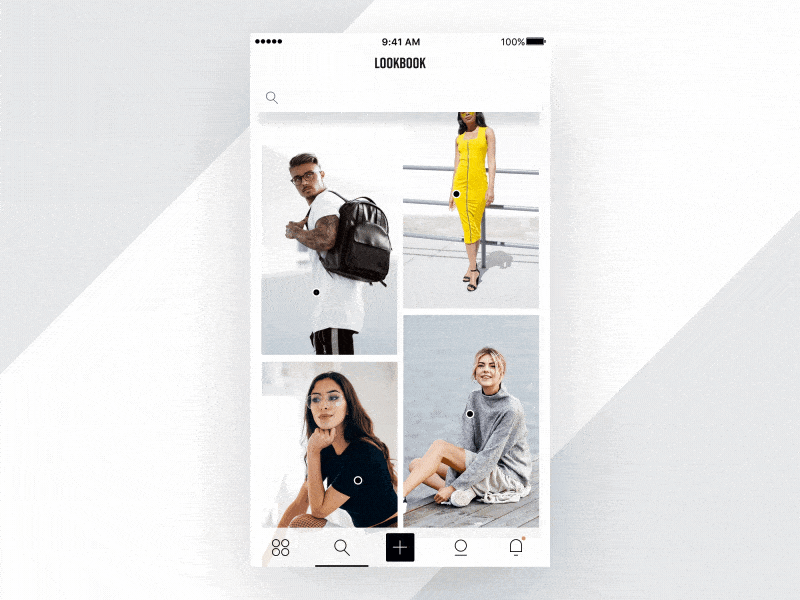 Lookbook App - Feed Loading par Luboš Volkov