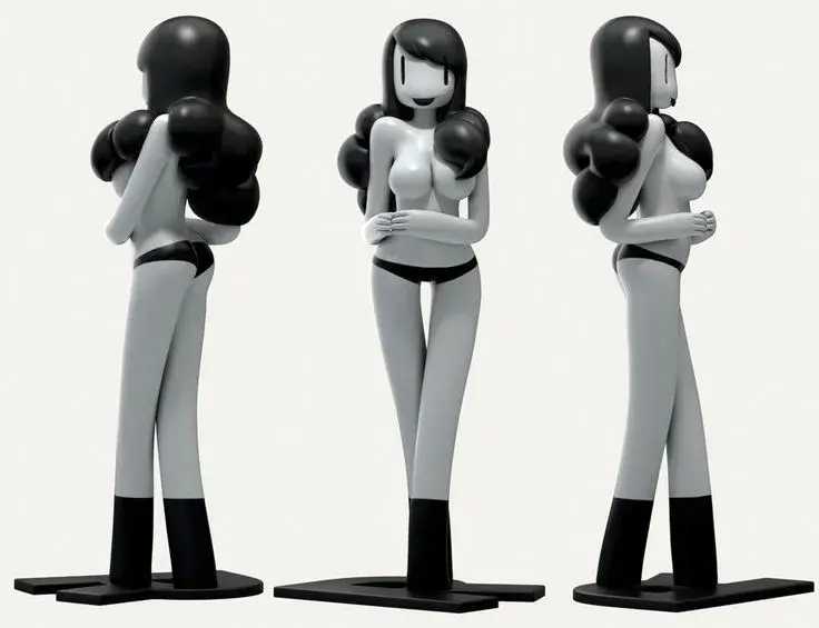 Art toys Les Viandardes by McBess x Kidrobot  Atom Plastic