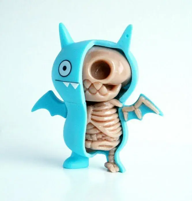 Art toys Uglydoll Icebat Anatomy Sculpt