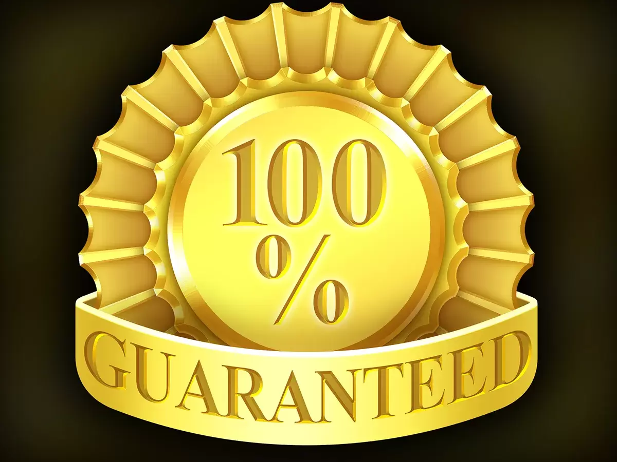 Bdw 100 guaranteed icon psd