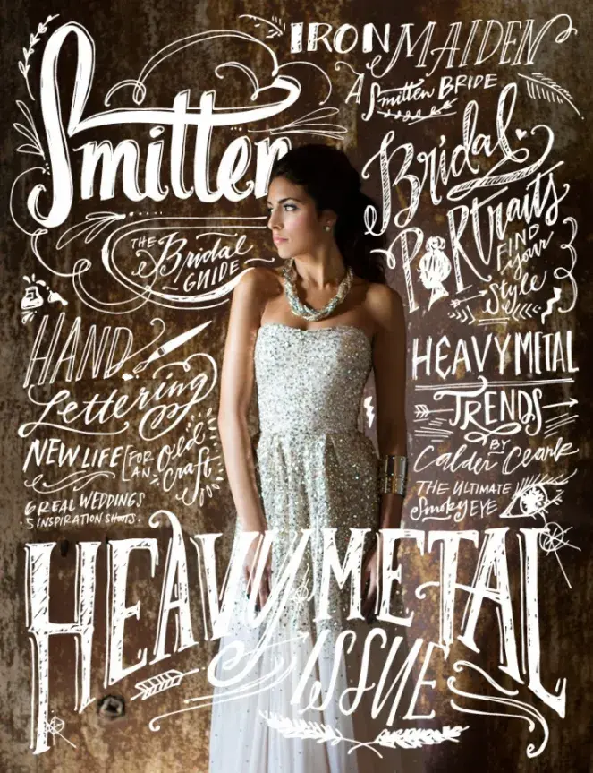 Bdw affiche poster typographie smitten magazine lindsay letters