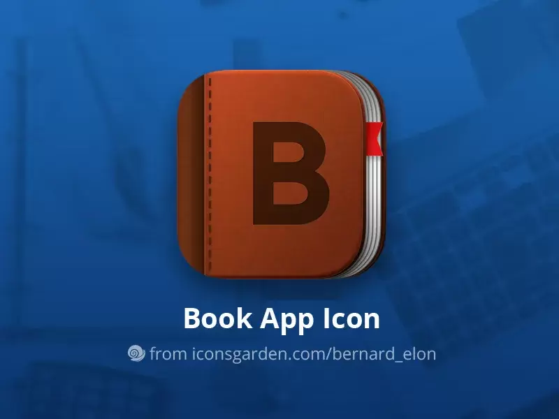 Bdw book app icon iconsgarden