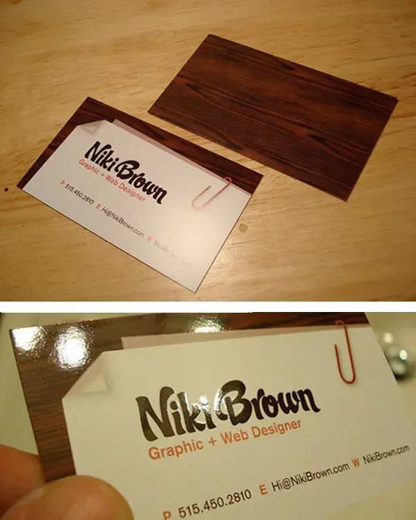 Bdw carte de visite niki brown