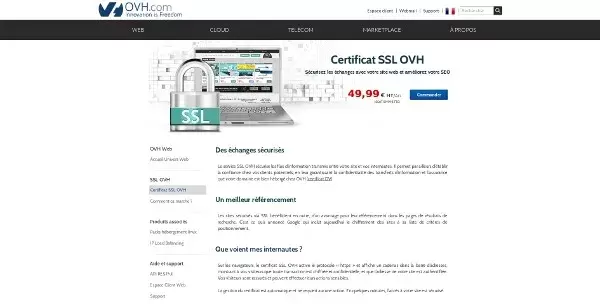 Certificat https ovh ssl