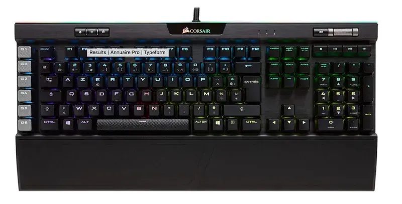 Clavier webdesigner corsair k95 rgb platinium