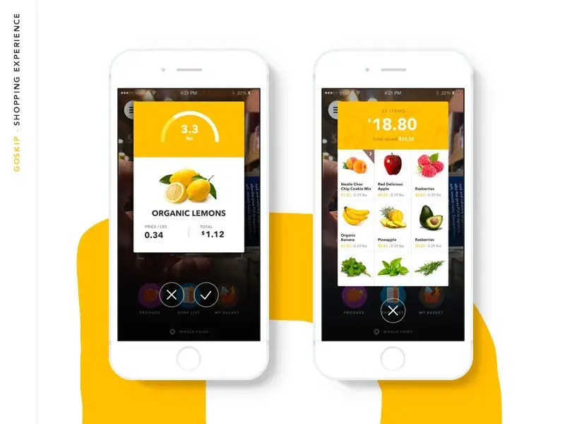 Bdw creation graphique nourriture food app julien renvoye