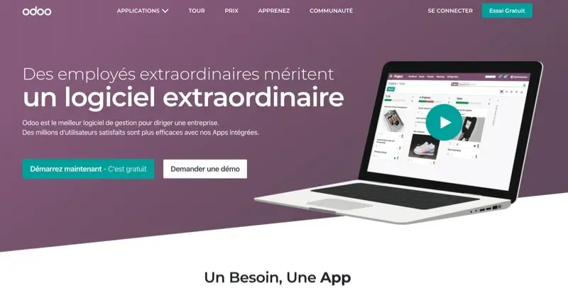 Logiciel CRM gratuit Odoo