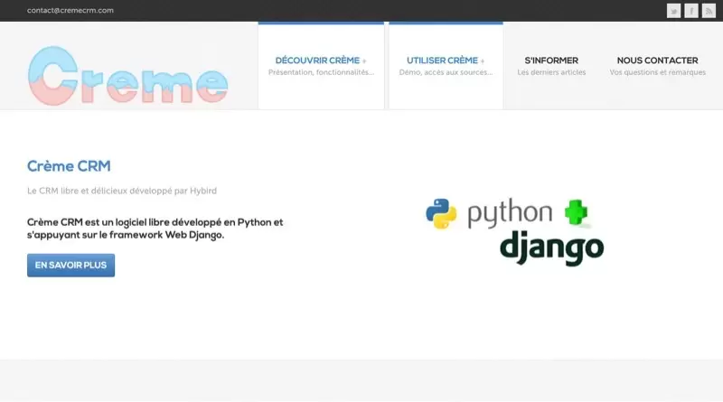 Logiciel CRM gratuit Crème CRM