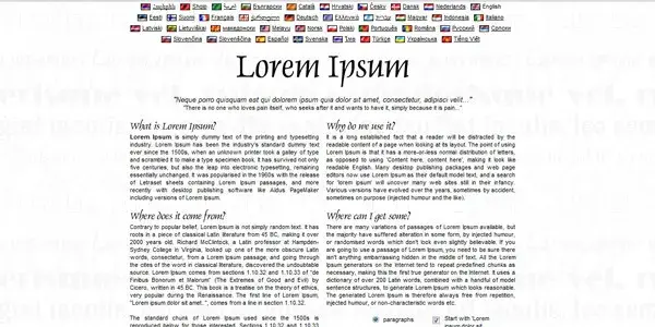 Bdw css lorem ipsum