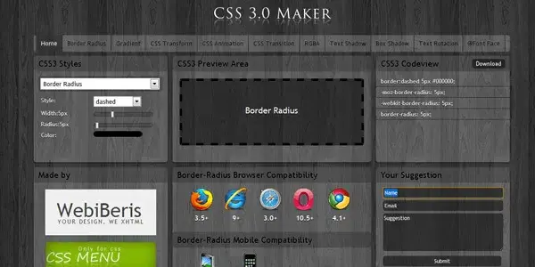 Bdw css3 maker