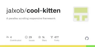 Bdw framework js fullpage responsive cool kitten