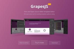 Focus sur GrapesJS, un framework permettant de construire des pages web visuellement