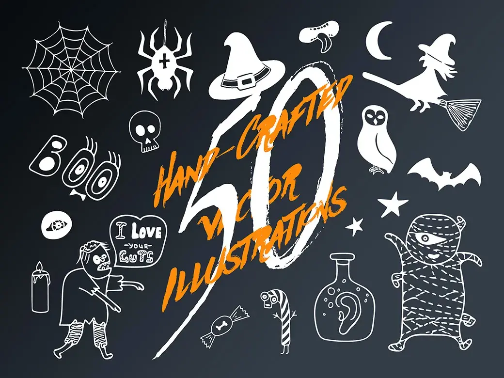 Vecteurs gratuits Halloween