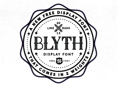 Bdw icone vintage blyth font nick slater