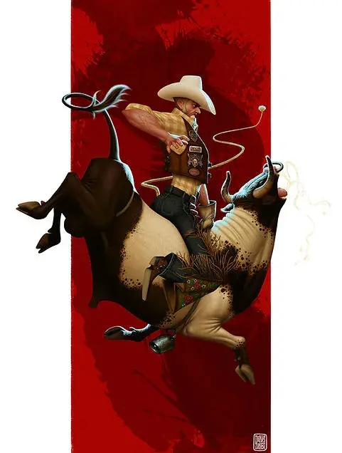 Bdw illustration denis zilber rodeo
