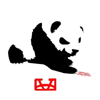 Bdw illustration panda graphic tonywxw eyek brand