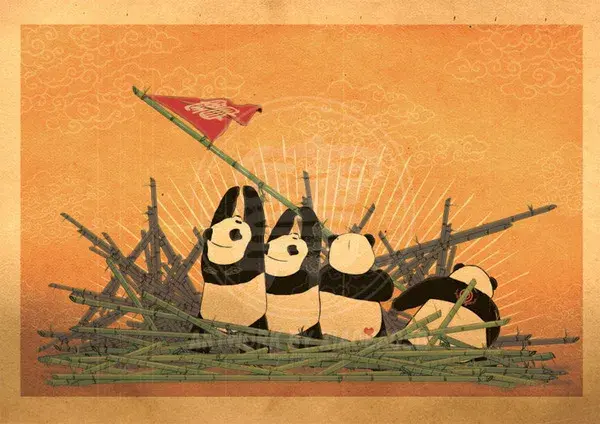 Bdw illustration panda panda revolution iii william chua