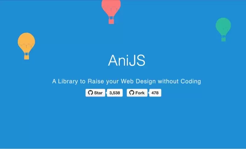 Librairie animations js et css Anijs