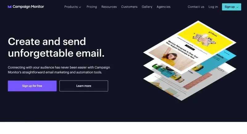 Logiciel emailing campaignmonitor