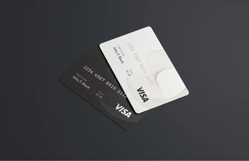 Mockup de carte bancaire