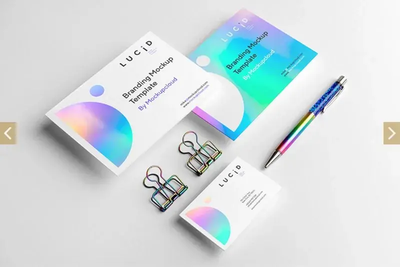 Lucid – mockups de charte graphique