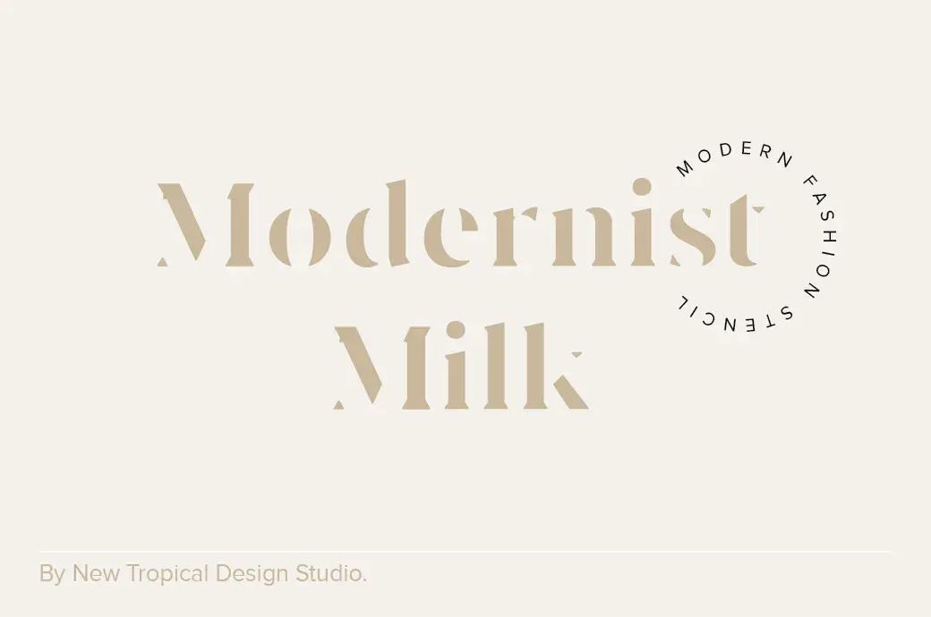 Bdw modernist milk new tropical design