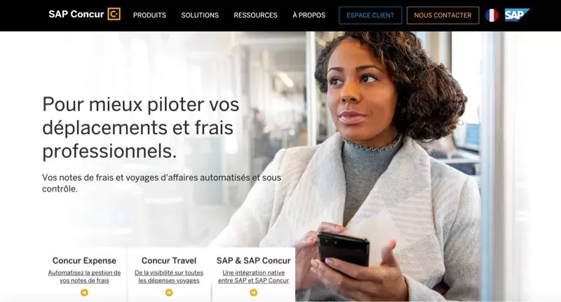 Logiciel note de frais Concur