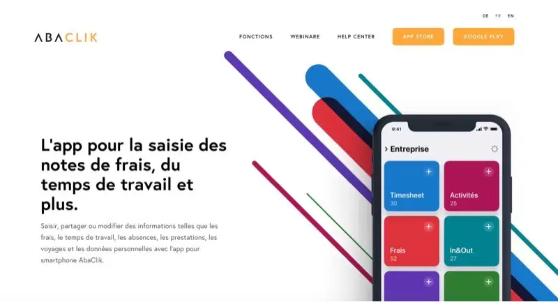 Application notes de frais Abaclik