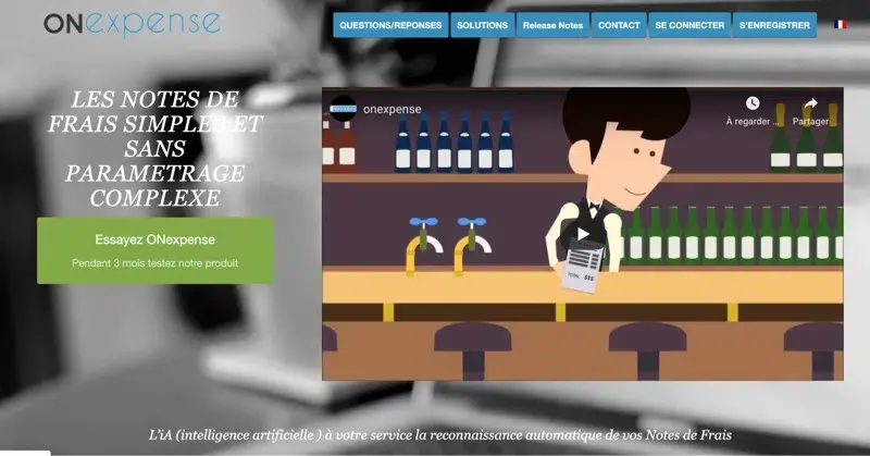 Logiciel note de frais ONexpense