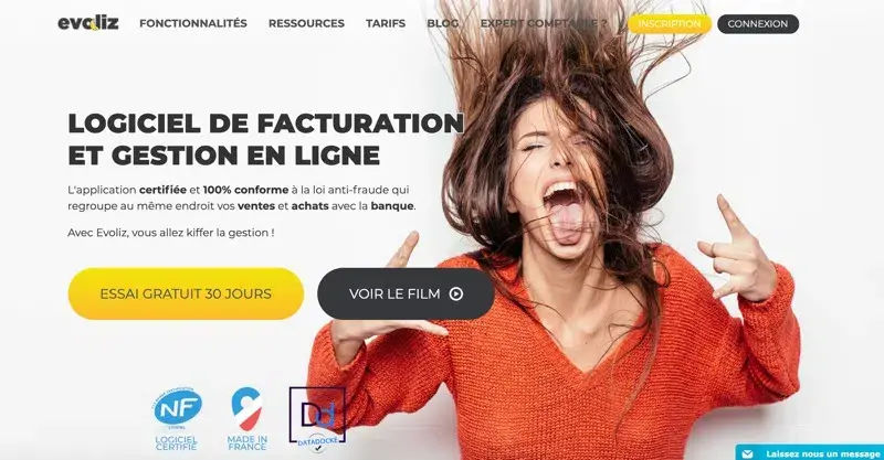 Logiciel note de frais Evoliz