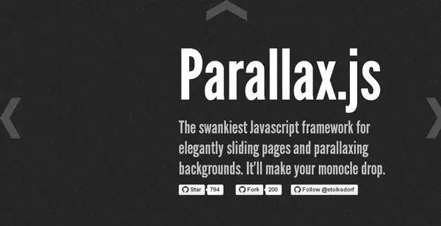 Bdw parallaxjs javascript framework