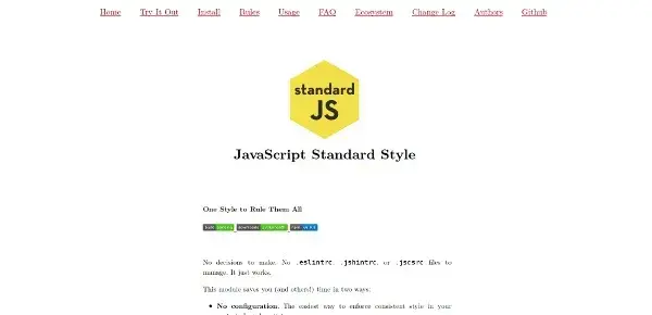 Points virgules javascript standardjs