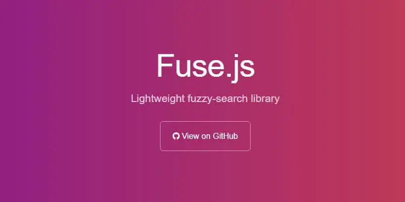 Bdw recherches completes javascript fusejs