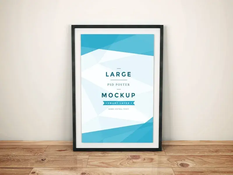 Bdw ressource psd gratuite artwork frame mockup