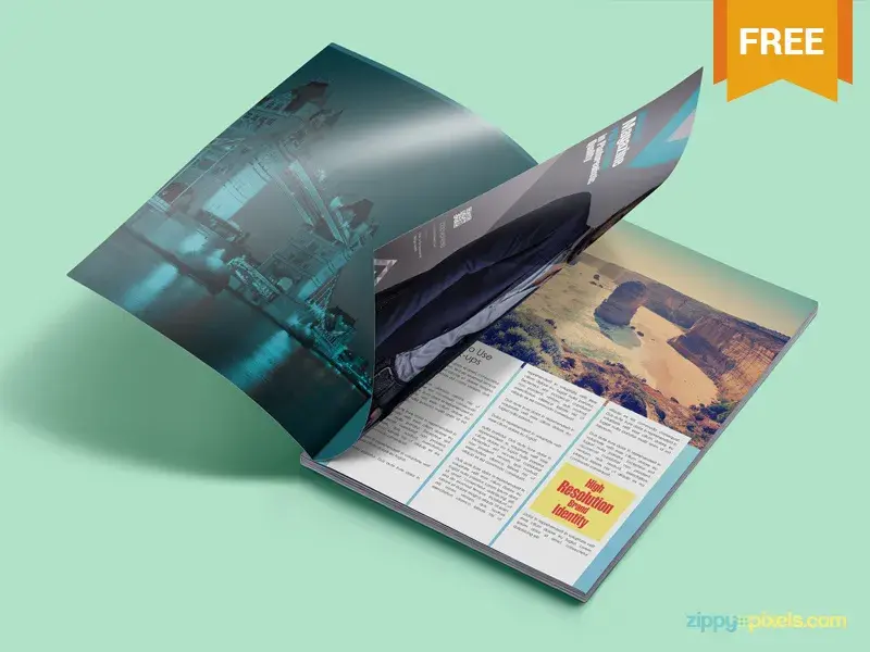 Bdw ressource psd gratuite magazine ads zippy pixels