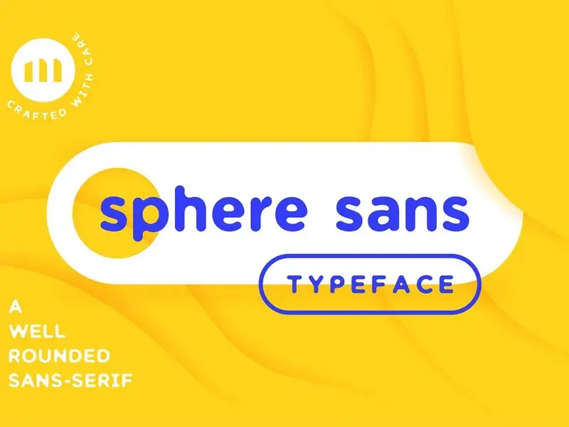 Bdw sphere sans typeface