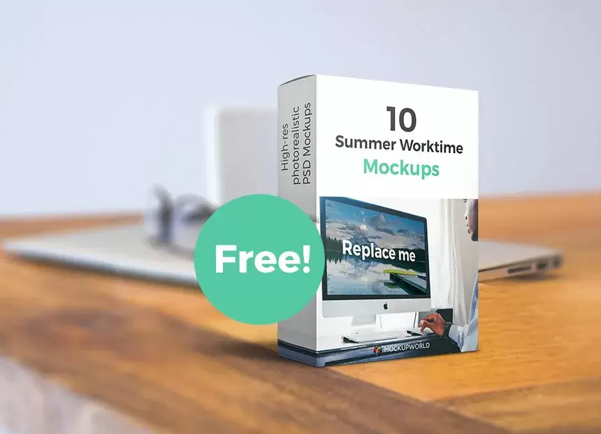 Bdw summer work mockups bundle psd