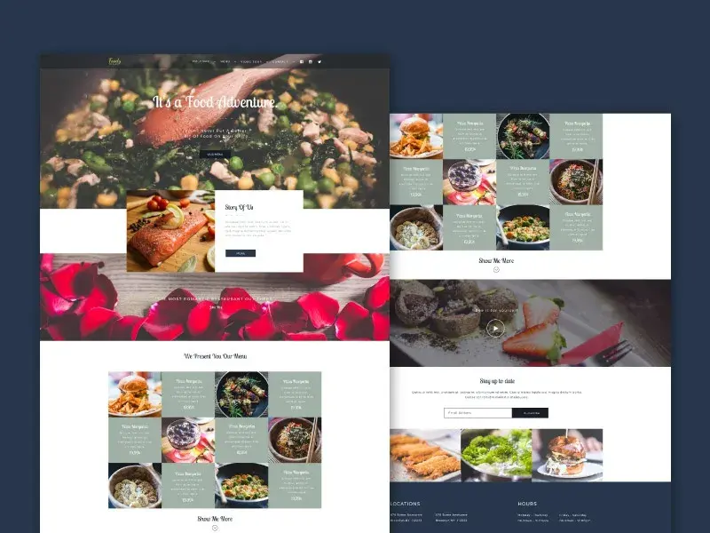 Bdw template food business graphberry