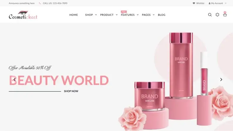 Bdw theme shopify CosmeticKart