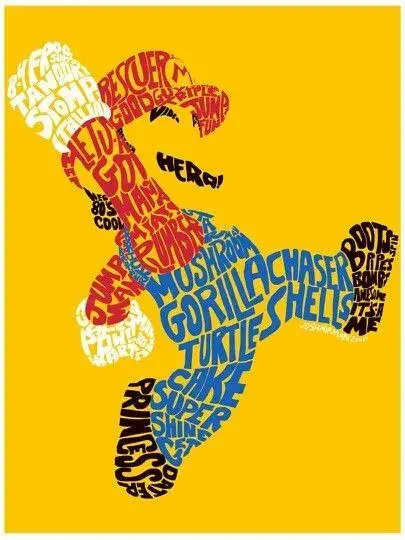 Bdw typographie mario