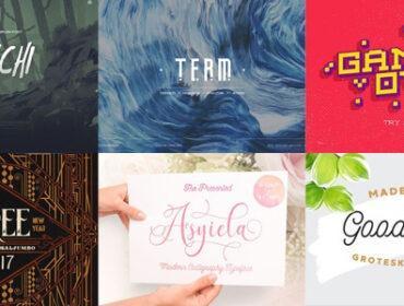Bdw typographies gratuites inspirantes