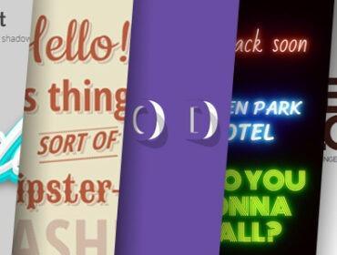 20 effets de typographies interactives réalisés avec CodePen