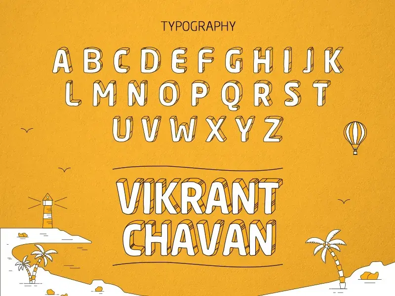 Bdw typography vikrant chavan